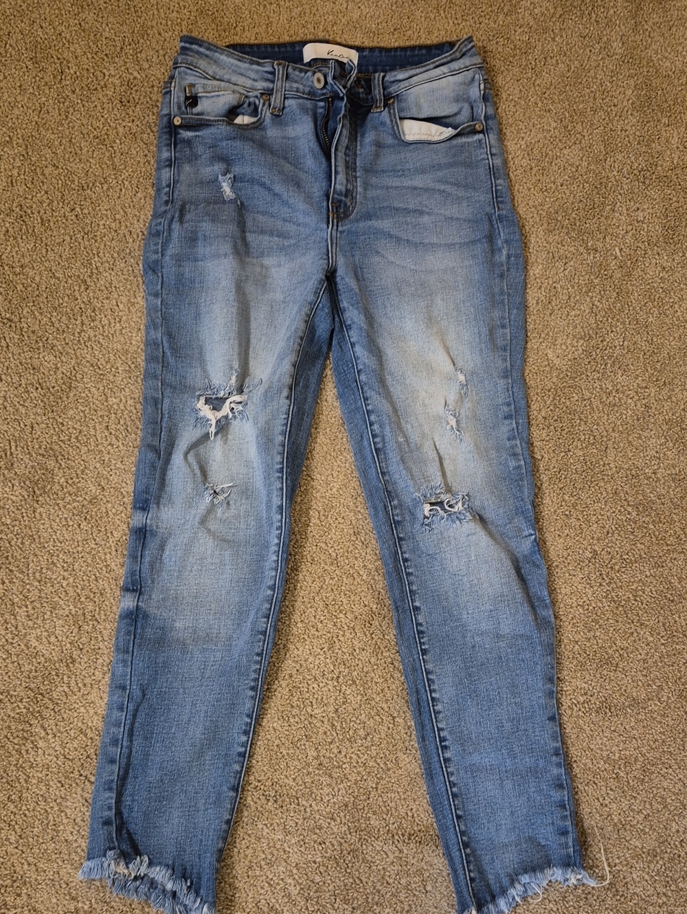 KanCan Light Blue Distressed Skinny Jeans